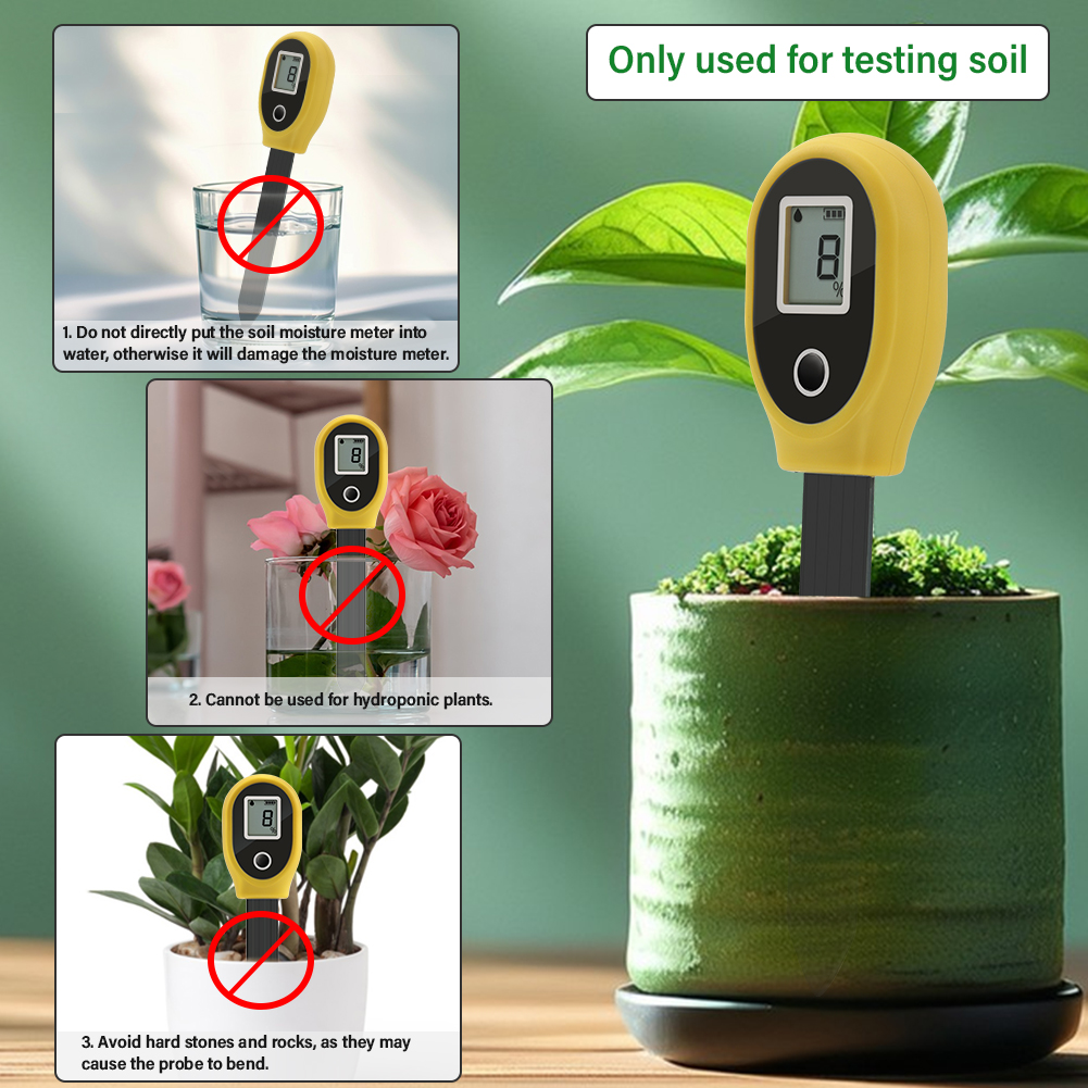 Professional Digital Soil Moisture Meter – Fast, Accurate, and High Sensitivity for Garden and Home